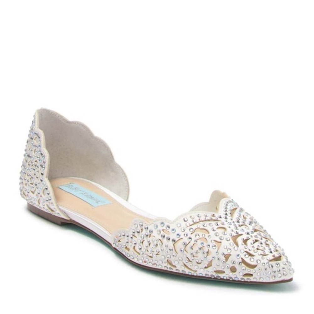 Betsey Johnson Lucy Embellished Flats